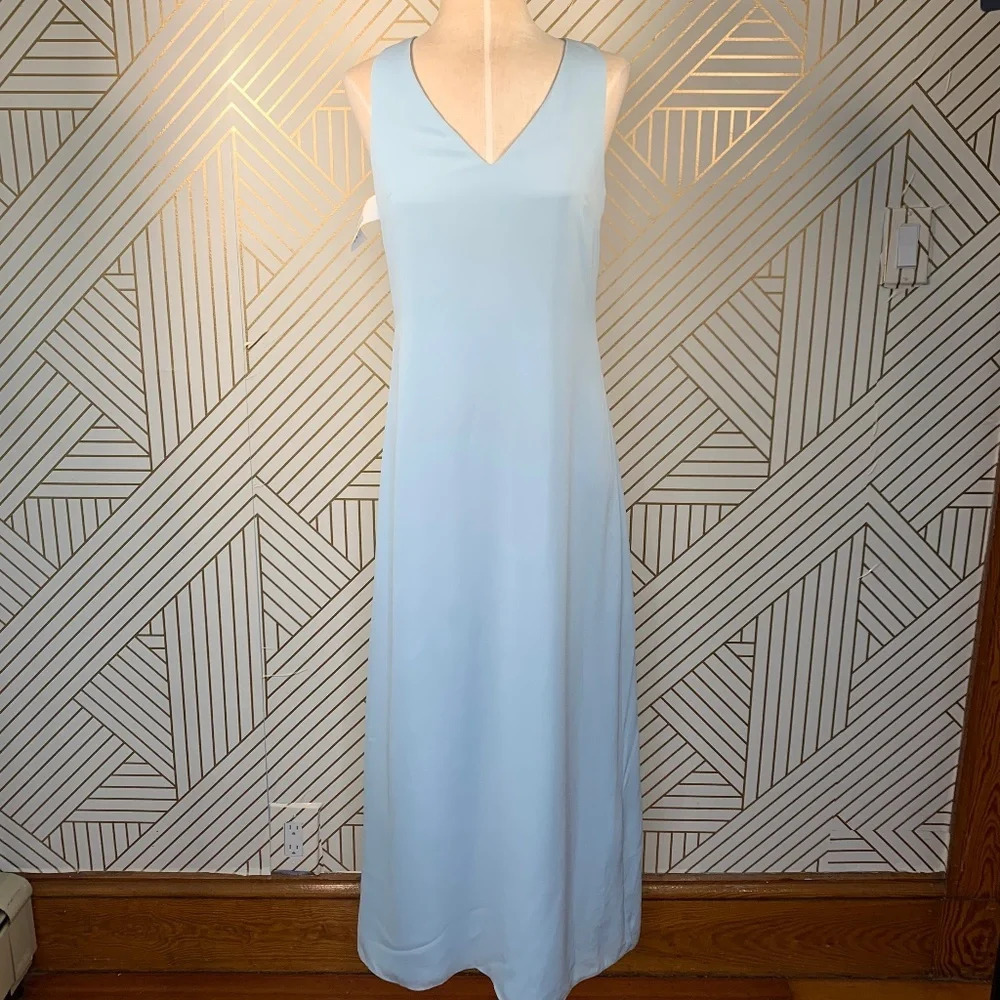 Fame and‎ Partners Custom Blue Bridesmaid Dress
